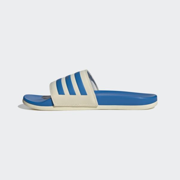 Adidas Adilette Confort Slides Bleu Rush