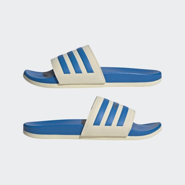 Adidas Adilette Confort Slides Bleu Rush