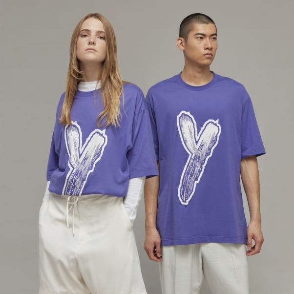 T-shirt à Manches Courtes Avec Logo Graphique Adidas Y-3 Fashion