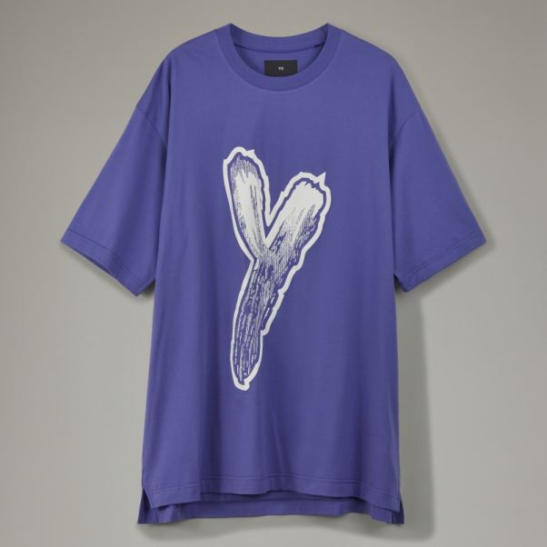 T-shirt à Manches Courtes Avec Logo Graphique Adidas Y-3 Fashion