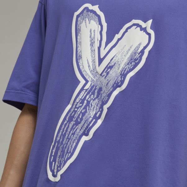 T-shirt à Manches Courtes Avec Logo Graphique Adidas Y-3 Fashion