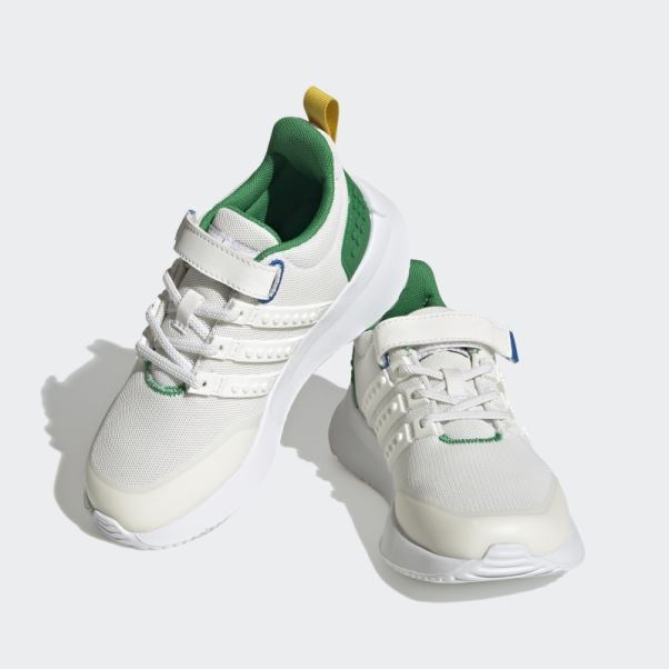 Adidas X Lego Racer Tr21 Elastic Lace And Top Strap Chaussures Blanc