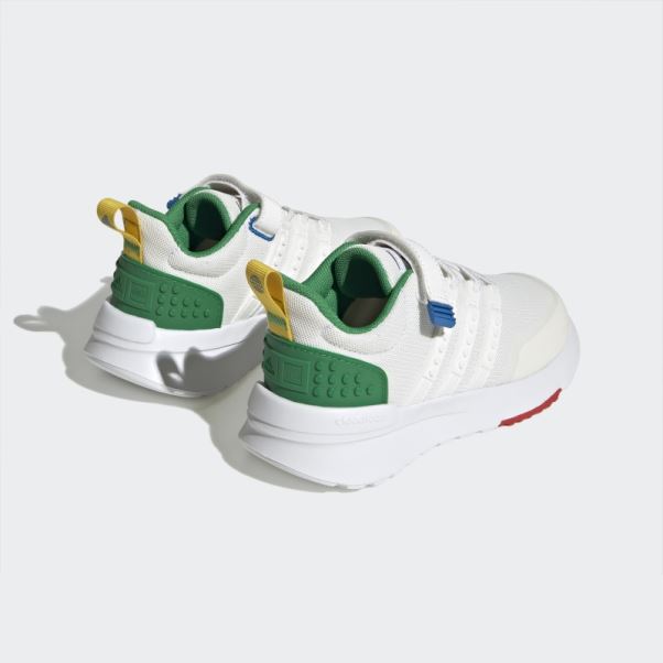 Adidas X Lego Racer Tr21 Elastic Lace And Top Strap Chaussures Blanc