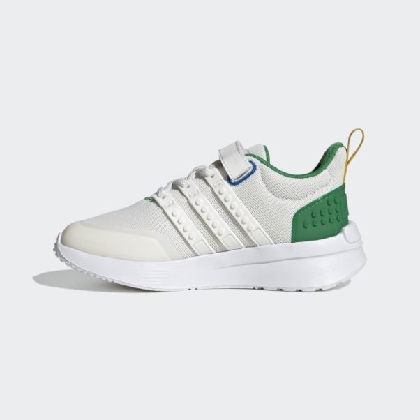 Chaussures Adidas X Lego Racer Tr21 Blanches