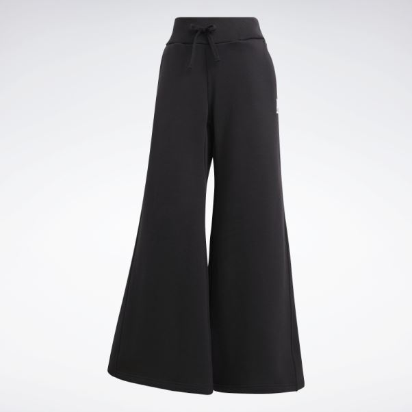 Pantalon Large Adidas Lounge Fleece Noir