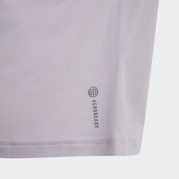 T-shirt Ample Aeroready De Yoga D'aube D'argent Adidas