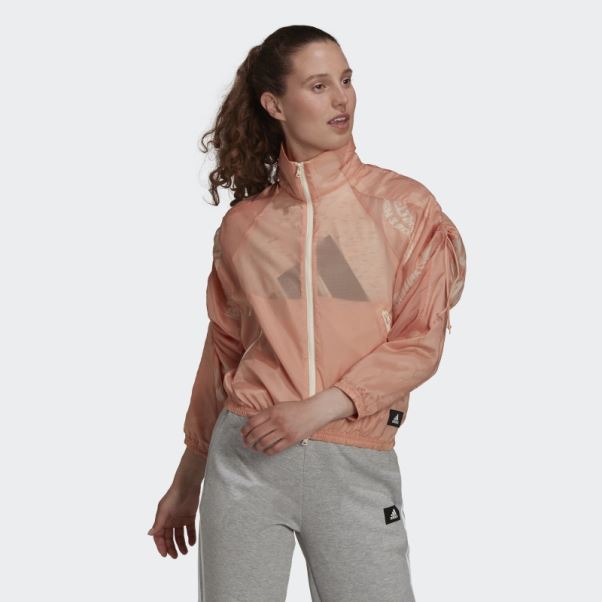 Ambient Blush Veste Légère Tissée Adidas Sportswear Mode