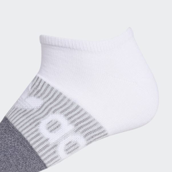 Chaussettes Invisibles Adidas Gradient Superlite 6 Paires Blanc