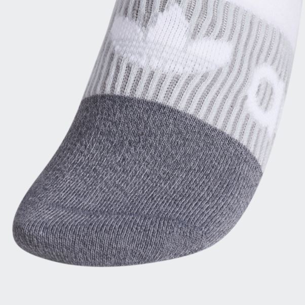 Chaussettes Invisibles Adidas Gradient Superlite 6 Paires Blanc