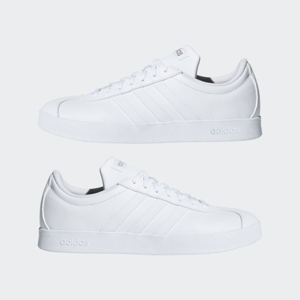 Vl Court 2.0 Chaussures Adidas Blanc