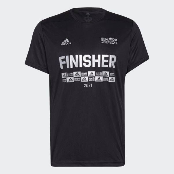 T-shirt Berlin Marathon Finisher Adidas Noir