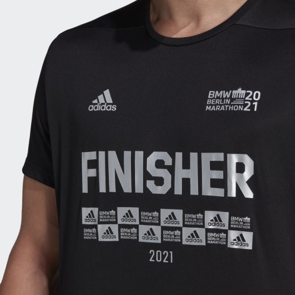 T-shirt Berlin Marathon Finisher Adidas Noir