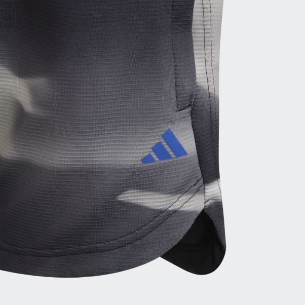 Adidas Short En Maille Heat.rdy Mgh Gris Uni