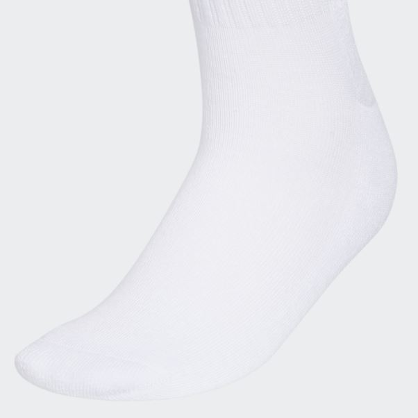 Chaussettes Mi-mollet 3 Bandes 3 Paires Blanc Adidas