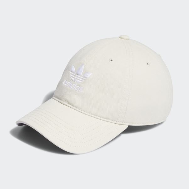 élégant Chapeau à Bretelles Décontractées Adidas Blanc
