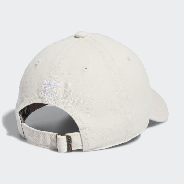 élégant Chapeau à Bretelles Décontractées Adidas Blanc