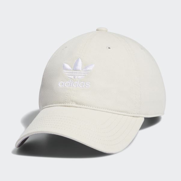 élégant Chapeau à Bretelles Décontractées Adidas Blanc