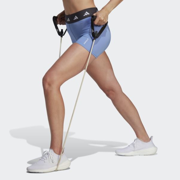 Legging Court Techfit Bleu Adidas