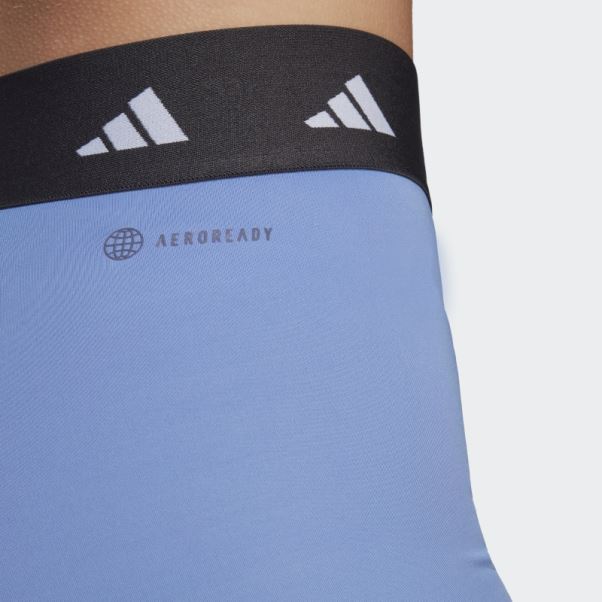 Legging Court Techfit Bleu Adidas