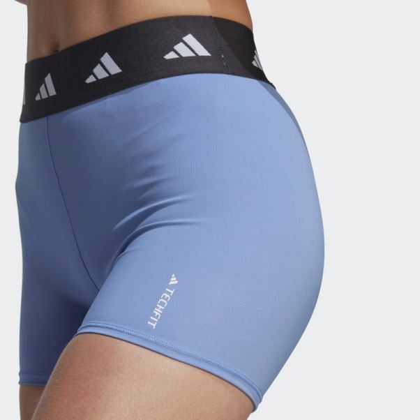 Legging Court Techfit Bleu Adidas
