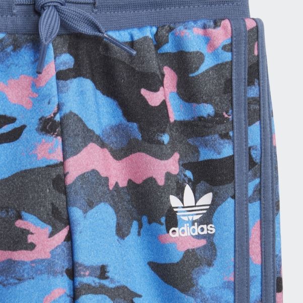 Ensemble De Sweat à Capuche Adidas Camo Acier