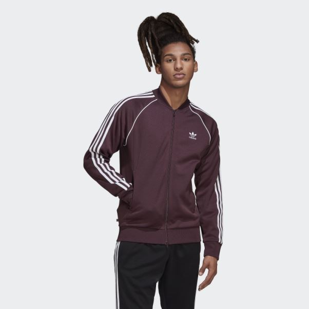 Veste De Survêtement Adidas Adicolor Classics Primeblue Sst Marron