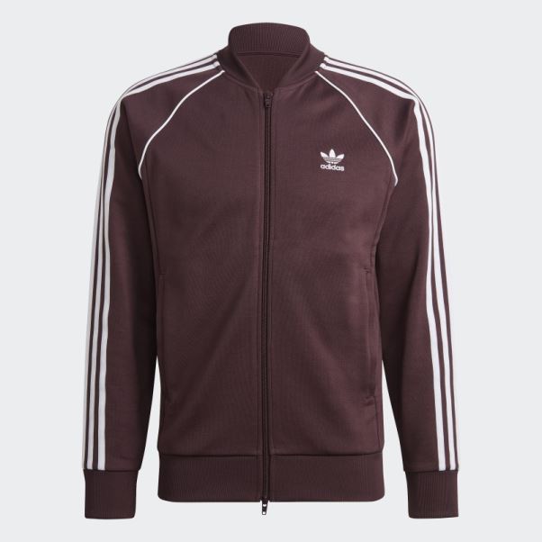 Veste De Survêtement Adidas Adicolor Classics Primeblue Sst Marron