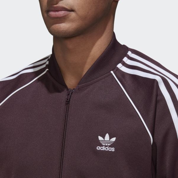 Veste De Survêtement Adidas Adicolor Classics Primeblue Sst Marron