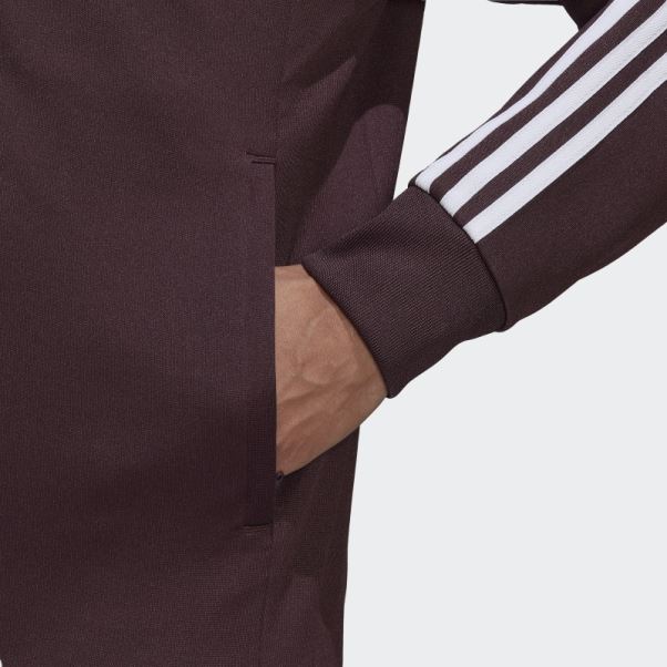 Veste De Survêtement Adidas Adicolor Classics Primeblue Sst Marron