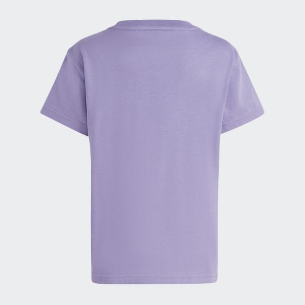 Tee Shirt Adidas Adicolor Trefoil Lilas