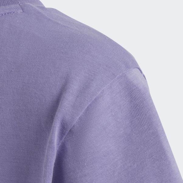 Tee Shirt Adidas Adicolor Trefoil Lilas