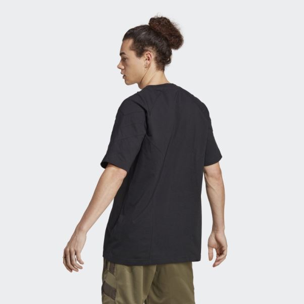 T-shirt Adidas Rekive Noir Chaud