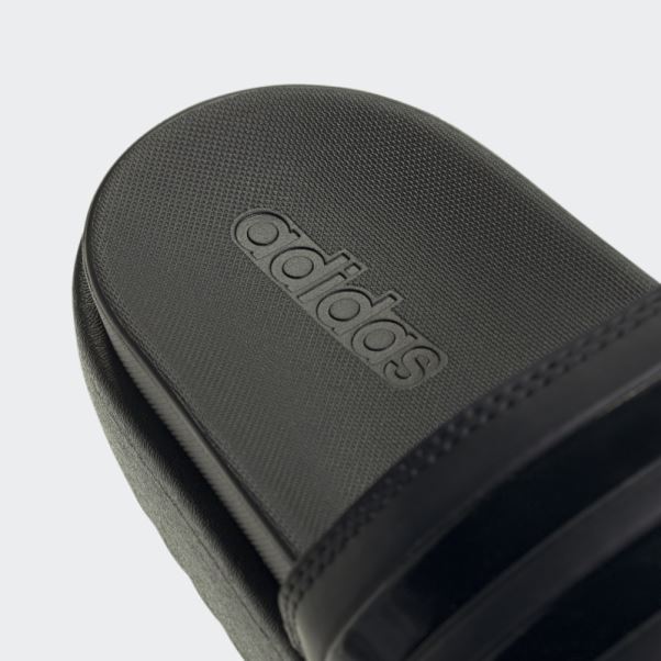 Claquettes à Plateforme Adilette Noires Adidas