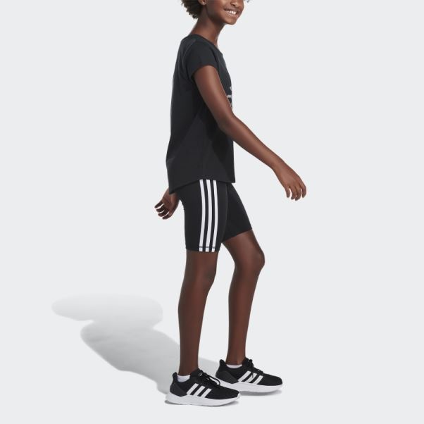 Short Vélo 3 Bandes Noir Adidas