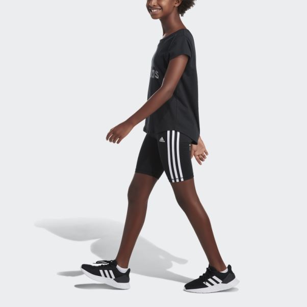 Short Vélo 3 Bandes Noir Adidas