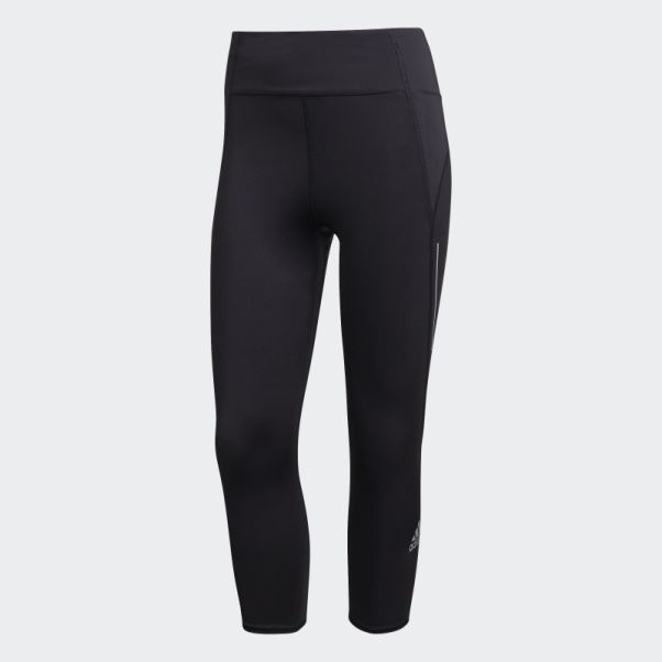 Posséder La Course 3/4 Leggings De Course Adidas Noir