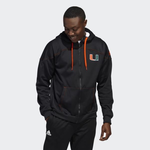 Sweat à Capuche Zippé Stadium Noir Adidas