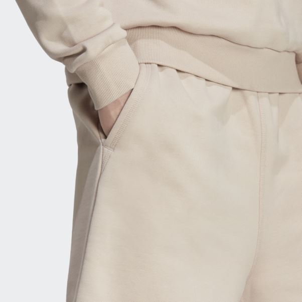 Short Polaire Lounge Adidas Taupe