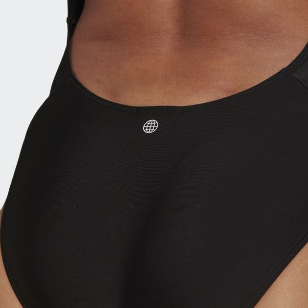 Maillot De Bain Adidas Mid 3-stripes Noir
