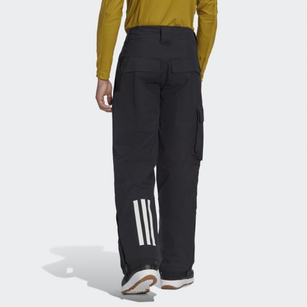 Adidas Terrex Pantalon De Survêtement De Neige En Nylon Post-consommation 3 Couches Noir