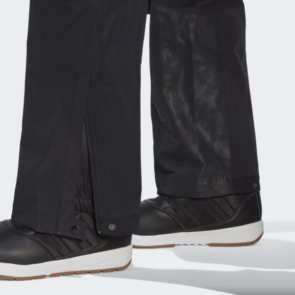 Adidas Terrex Pantalon De Survêtement De Neige En Nylon Post-consommation 3 Couches Noir