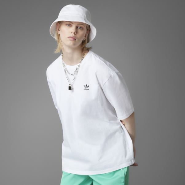 T-shirt Graphique Ample Toujours Original Adidas Blanc