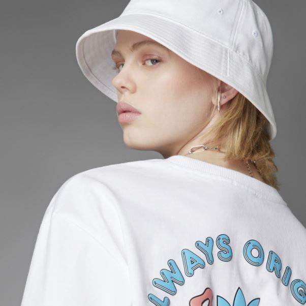 T-shirt Graphique Ample Toujours Original Adidas Blanc