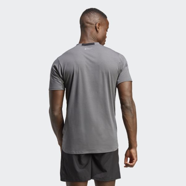 T-shirt Adidas Conçu Pour L'entraînement Gris