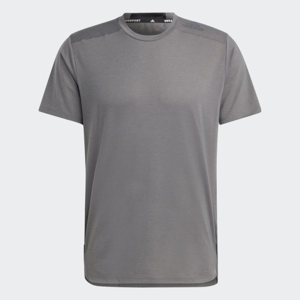 T-shirt Adidas Conçu Pour L'entraînement Gris