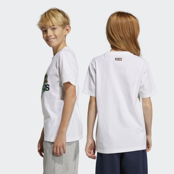 T-shirt Graphique Adidas X Lego Blanc Fashion