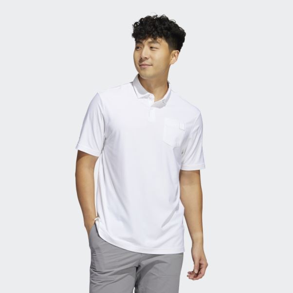 Polo Blanc Adidas