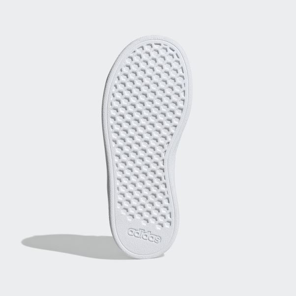 Adidas Grand Court Elastic Lace And Top Strap Chaussures Blanc