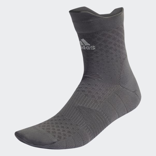 Adidas 4d Quarter Chaussettes Gris Chaud