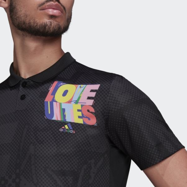 Adidas Tennis Freelift Pride Pack Polo Noir
